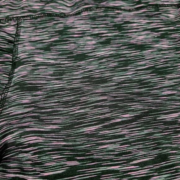 Beverly Hills Polo Club Leggings Womens 2X Black Pink Cropped Activewear Casual - Picture 5 of 9